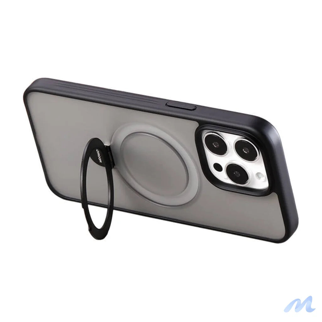 Joyroom JR-BP004 Magnetic Protective Case with Holder for iPhone 15 (Black)