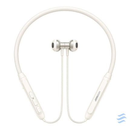 Joyroom JR D8 wireless neckband headphones (cream white) Sports