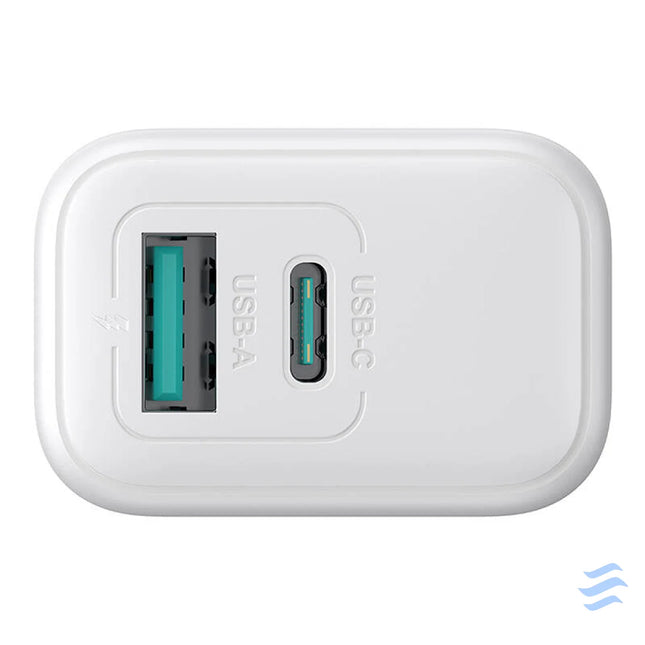Joyroom JR TCF21 Dual Port (A + C) Power Charger (white) mains chargers