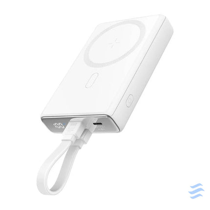 Joyroom magnetic powerbank with stand JR PBM01 20W 10000mA (white) Powerbanks