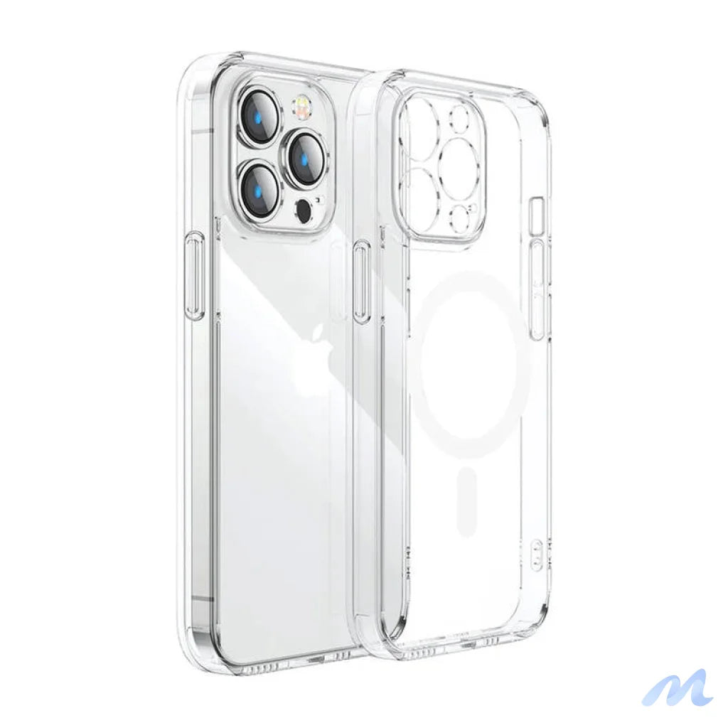 Joyroom magnetic protective case for iPhone 15 Pro Max (transparent)
