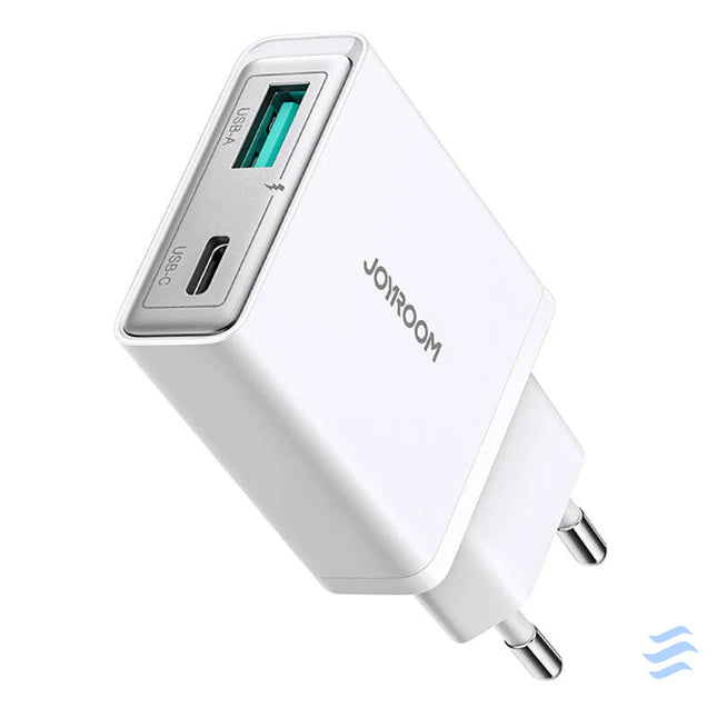 Joyroom mains charger JR TCF14 (A + C) Super Slim 20W (white) mains chargers