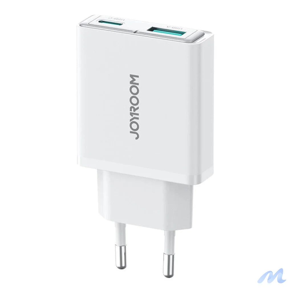 Joyroom mains charger JR-TCF14 (A+C) Super Slim 20W (white)