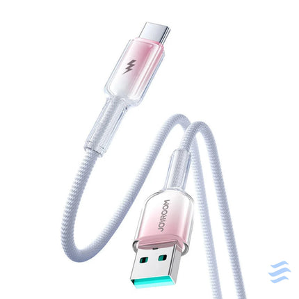 Joyroom S A42 3A USB A USB C Cable 1.2m biały USB to USB C
