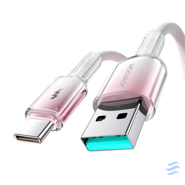 Joyroom S A42 3A USB A USB C Cable 1.2m biały USB to USB C