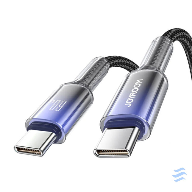 Joyroom S A42 60W USB C cable 1.2m black USB C to USB C