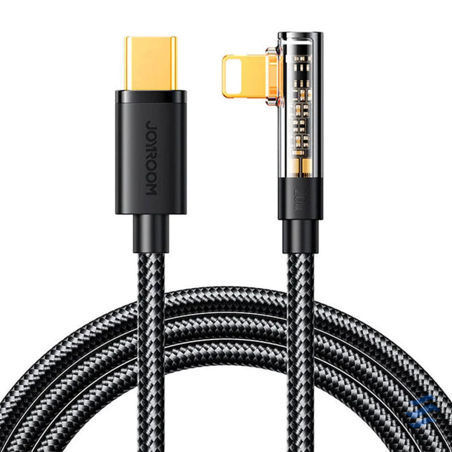 Joyroom S C Lightning Angle 20W 1.2m USB to USB C Lightning cable S CL020A6 (black) USB C to Lightning