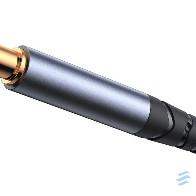 Joyroom SY A09 AUX cable 3.5mm mini jack to 3.5mm mini jack braided 1.2m (black) Audio cables