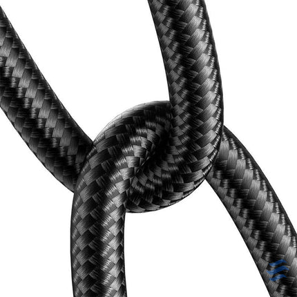 Joyroom SY A09 AUX extension cable 3.5mm mini jack female to 3.5mm mini jack male braided 1.2m (black) Audio cables