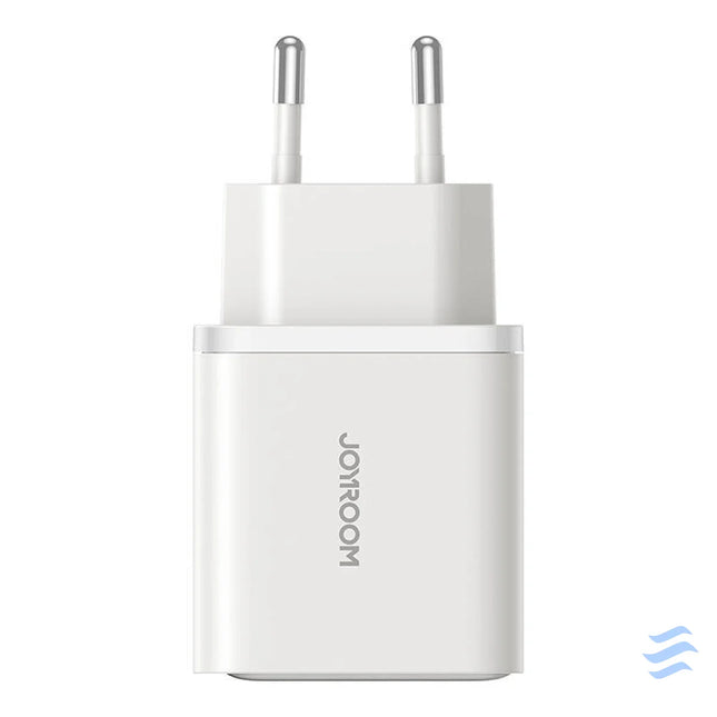 Joyroom TCF15 Dual Port (A + C) 30W Power Charger (white) mains chargers