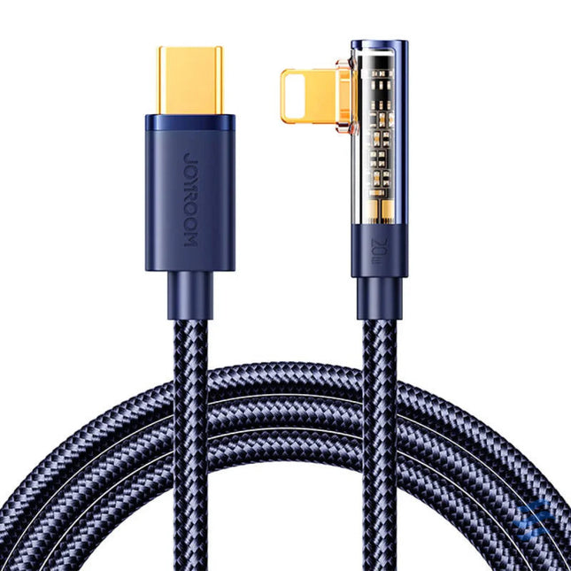 Kabel do USB C Lightning Angle 20W 1.2m Joyroom S CL020A6 (niebieski) Combo Cables