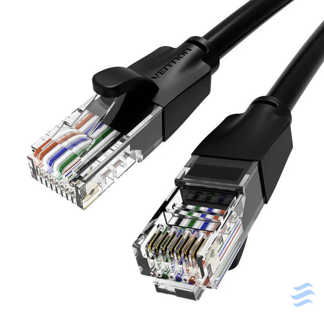 Kabel sieciowy UTP CAT6 Vention IBEBN RJ45 Ethernet 1000Mbps 15m czarny Network cables