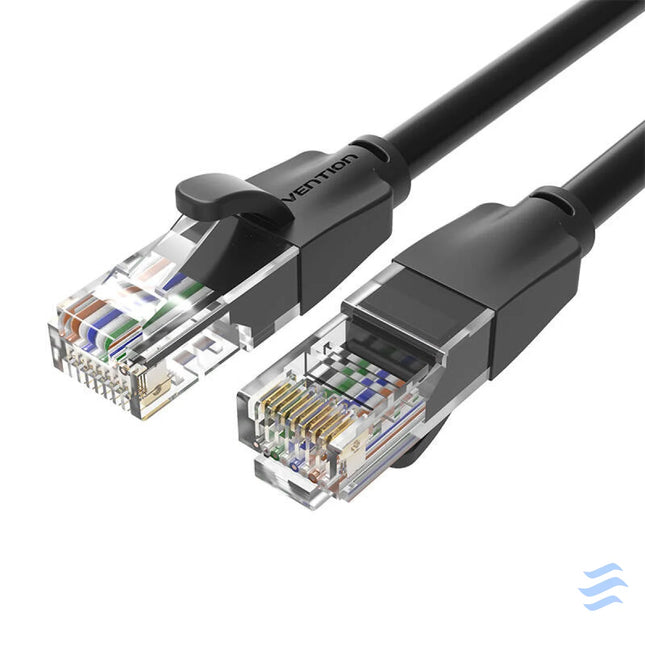 Kabel sieciowy UTP CAT6 Vention IBEBU RJ45 Ethernet 1000Mbps 35m czarny Network cables