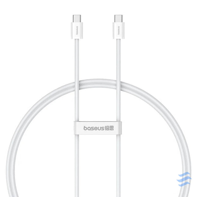 Kabel szybkiego ładowania USB C do USB C Baseus Superior 2 100W 1m (biały) USB C to USB C