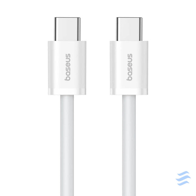 Kabel szybkiego ładowania USB C do USB C Baseus Superior 2 100W 1m (biały) USB C to USB C