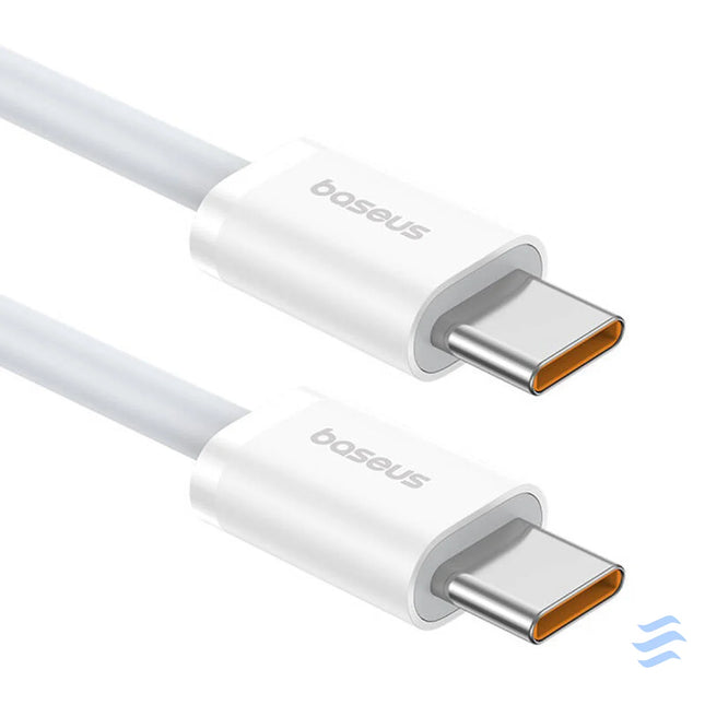 Kabel szybkiego ładowania USB C do USB C Baseus Superior 2 100W 1m (biały) USB C to USB C