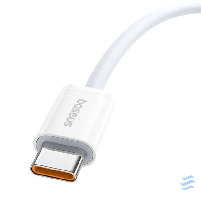 Kabel szybkiego ładowania USB C do USB C Baseus Superior 2 100W 1m (biały) USB C to USB C