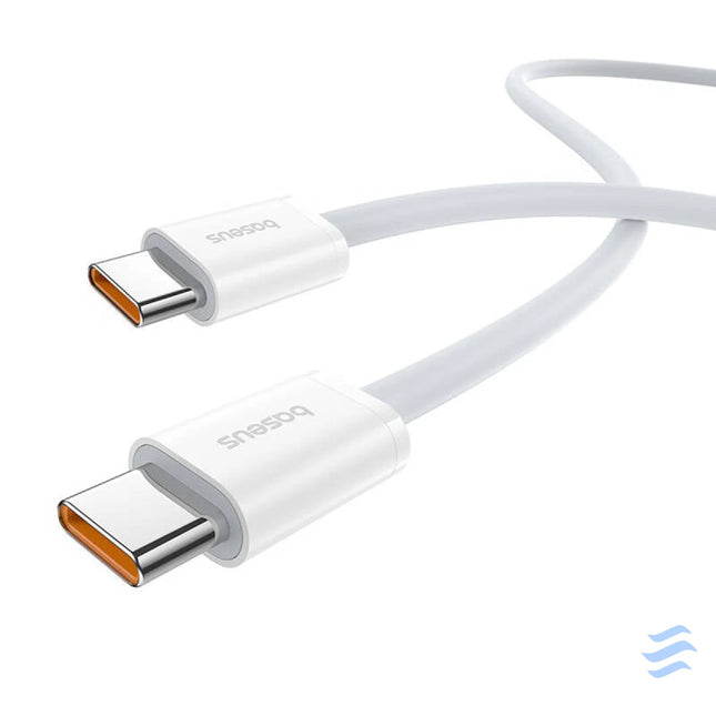 Kabel szybkiego ładowania USB C do USB C Baseus Superior 2 100W 2m (biały) USB C to USB C