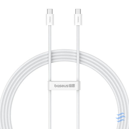Kabel szybkiego ładowania USB C do USB C Baseus Superior 2 100W 2m (biały) USB C to USB C