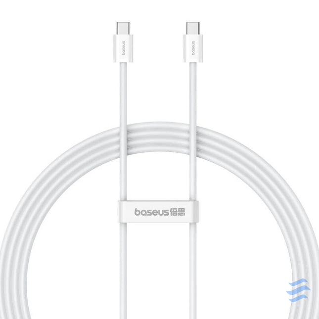 Kabel szybkiego ładowania USB C do USB C Baseus Superior 2 100W 2m (biały) USB C to USB C