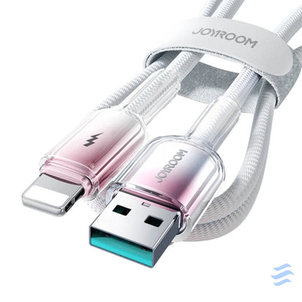 Kabel USB A Lightning Joyroom S A42 3A 1.2m biały USB to Lightning