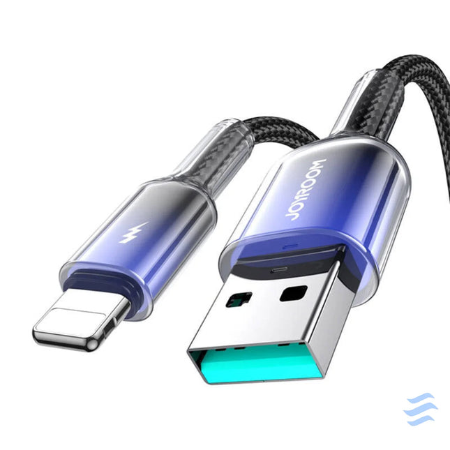 Kabel USB A Lightning Joyroom S A42 3A 1.2m czarny USB to Lightning