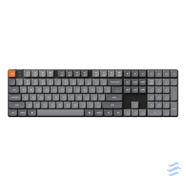 Keychron K5 Max LED Wireless Mechanical Keyboard Low Profile Brown Switch (Black) [K5M A3]. Wireless