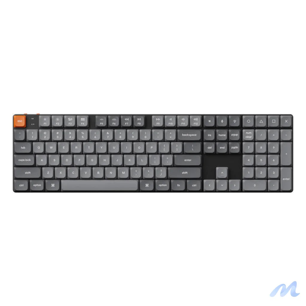 Keychron K5 Max LED Wireless Mechanical Keyboard, Low Profile, Brown Switch (Black) [K5M-A3].