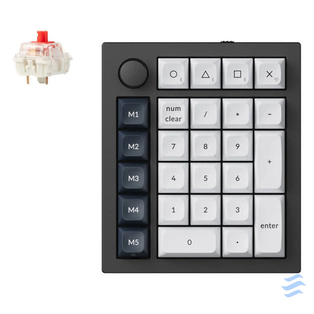 Keychron Q0 Max RGB Wireless Numeric Keyboard Red Switch (Black) [Q0M M1]. Wireless