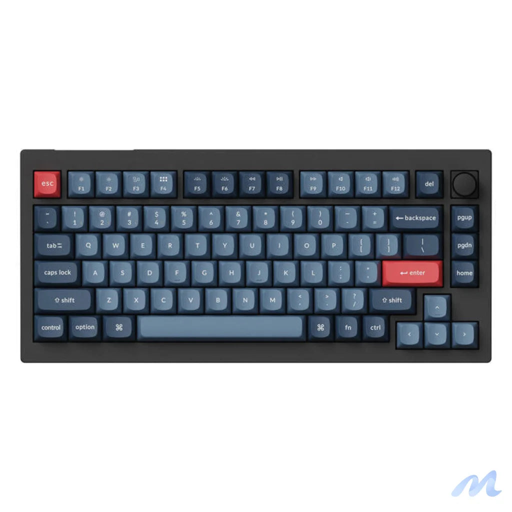 Keychron V1 Max RGB Banana Switch Wireless Mechanical Keyboard (Black) [V1M-D4].