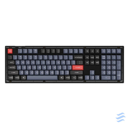 Keychron V6 RGB Brown Switch Wired Mechanical Keyboard (matte black) [V6 C3]. Wired