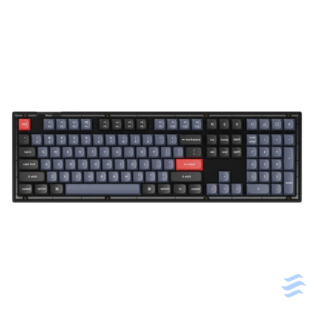 Keychron V6 RGB Brown Switch Wired Mechanical Keyboard (matte black) [V6 C3]. Wired