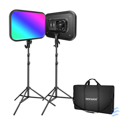 Kit Neewer RGB168 RGB LED two lamps 60W 2500 8500K Sets