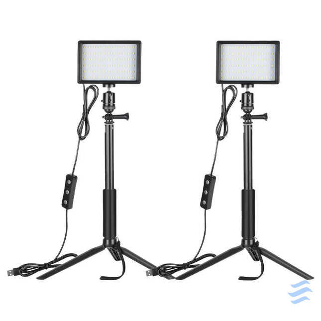 Kit Neewer ZC 10S two lamps LED + filters + tripods Lamps