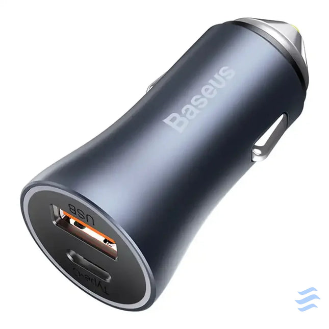 Ładowarka samochodowa Baseus Golden Contactor Pro USB + USB C QC4.0 + PD SCP 40W (szara) Car chargers