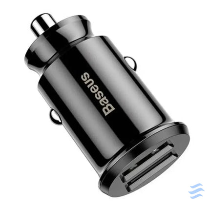 Ładowarka samochodowa Baseus Grain 2x USB 5V 3.1A (czarna) Car chargers