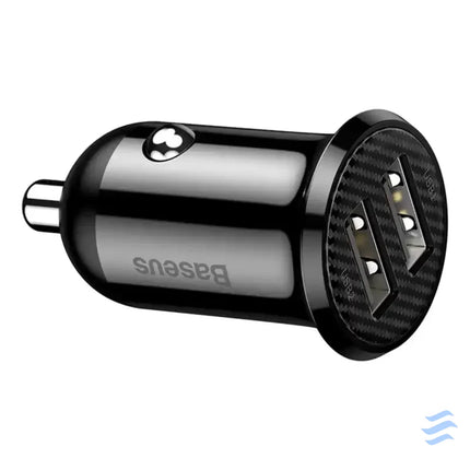 Ładowarka samochodowa Baseus Grain Pro 2x USB 4.8A (czarna) Car chargers