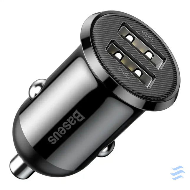 Ładowarka samochodowa Baseus Grain Pro 2x USB 4.8A (czarna) Car chargers