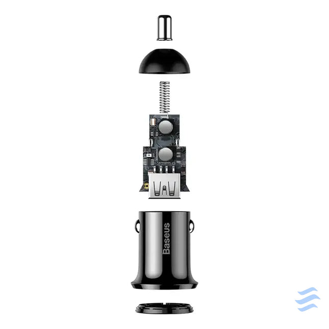 Ładowarka samochodowa Baseus Grain Pro 2x USB 4.8A (czarna) Car chargers