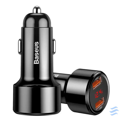 Ładowarka samochodowa Baseus Magic 2x USB QC 3.0 45W (czarna) Car chargers