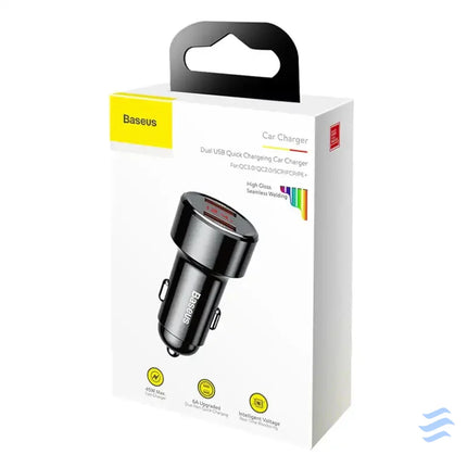 Ładowarka samochodowa Baseus Magic 2x USB QC 3.0 45W (czarna) Car chargers