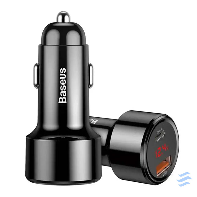 Ładowarka samochodowa Baseus Magic USB + USB C QC 4.0 PD 45W (czarna) Car chargers