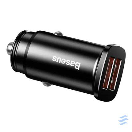 Ładowarka samochodowa Baseus Square 2xUSB QC3.0 5A 30W (czarna) Car chargers