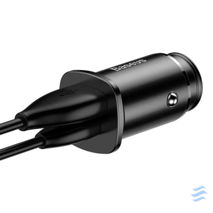 Ładowarka samochodowa Baseus Square PPS QC4.0 / PD3.0 5A 30W (czarna) Car chargers