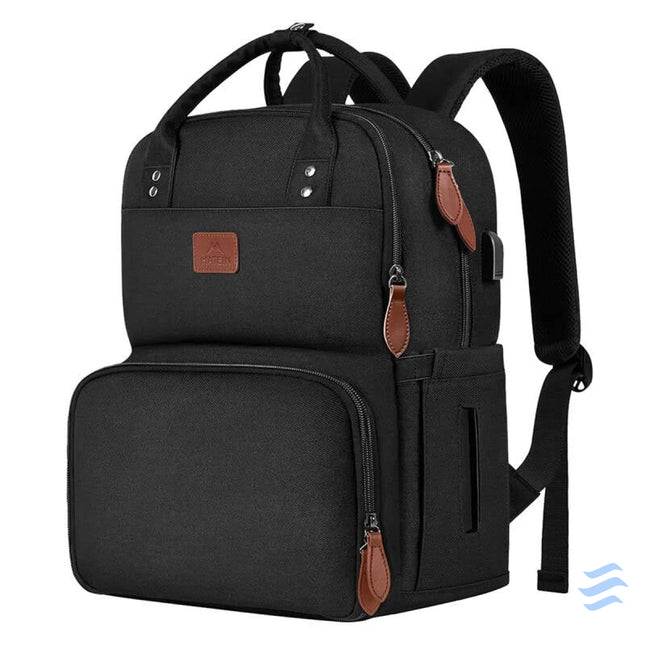 Laptop Backpack / Lunch Bag 15.6’’ Matein 1162 USB Black Bags cases backpacks