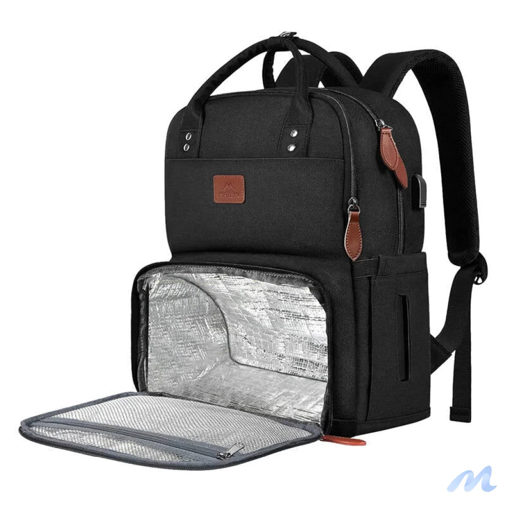 Laptop Backpack / Lunch Bag 15.6'' Matein 1162 USB Black