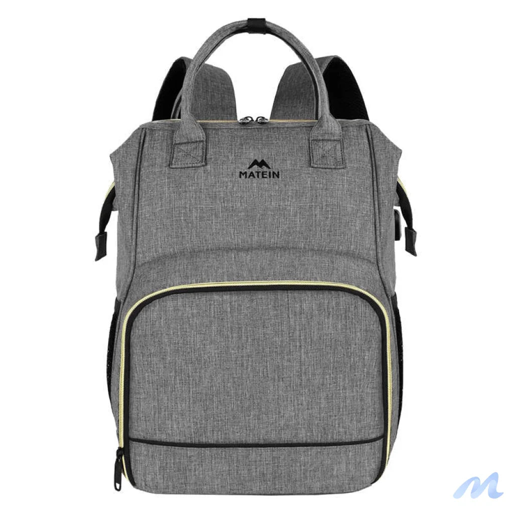 Laptop Backpack / Lunch Bag 15.6'' Matein 1368 USB Grey