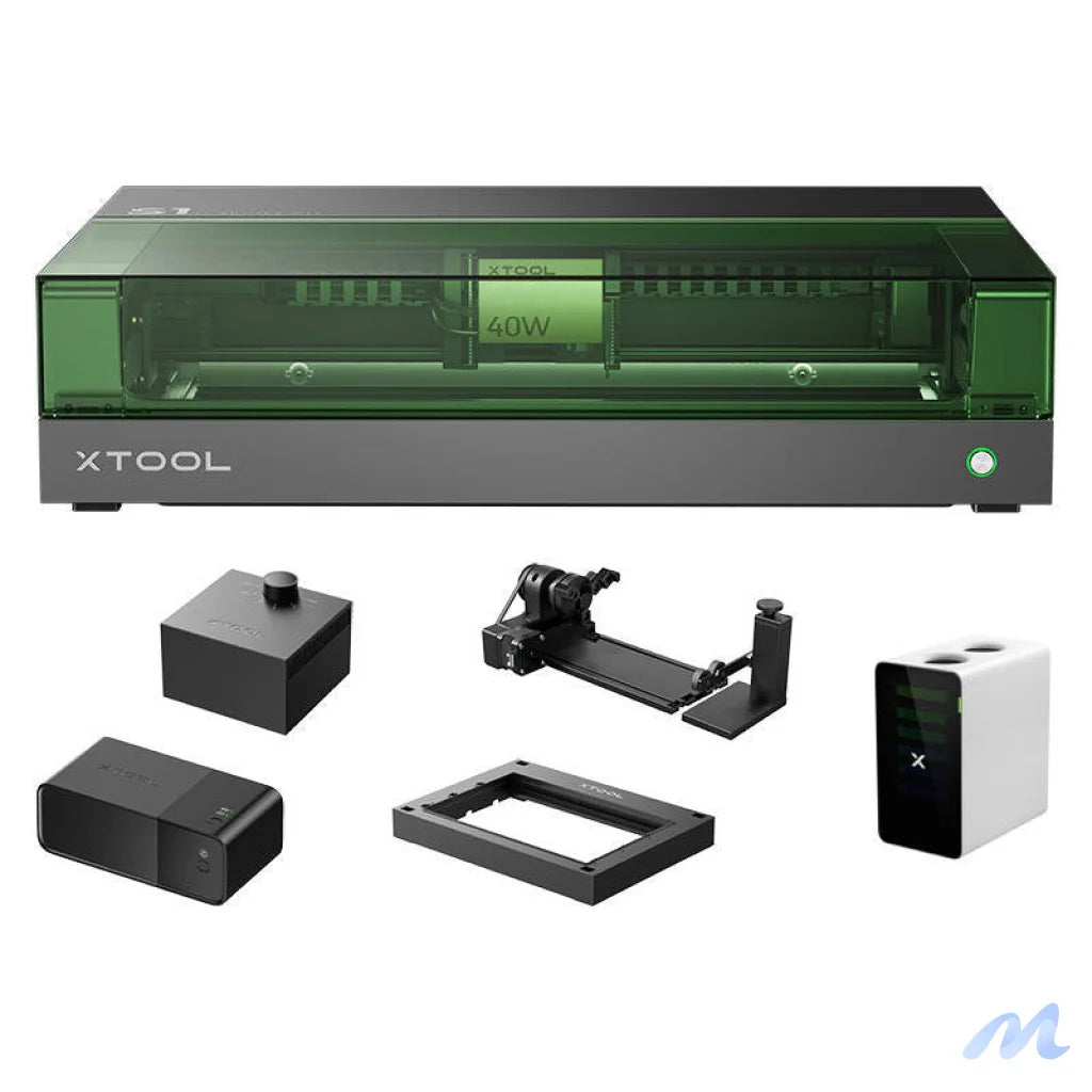 Laser Engraver 2-in-1 xTool S1 40W - All-in-One Kit (Black)