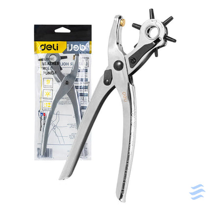 Leather Hole Punch 9’’ Deli Tools EDL1919C (silver) Pliers
