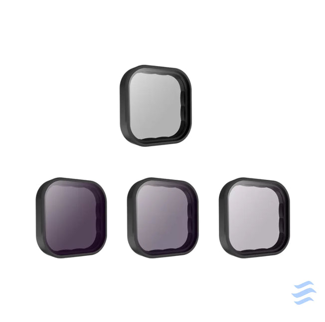 Lens filter set CPL + ND 8/16/32 Telesin for GoPro Hero 9 / Hero 10 / Hero 11 / Hero 12 (GP FLT 903) For sports cameras